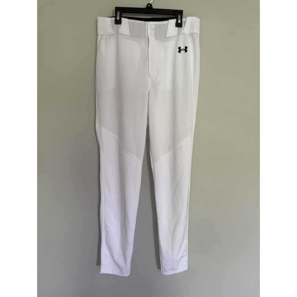 Under Armour UA Utility Youth Large White Baseball Pants.